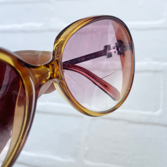 VIENNALINE | Vintage Ambre Oval Eye Glasses Made In Austria - Picture 8 of 10